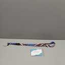 Id Badge Holder with Lanyard, 4th of July Badge Reel Retractable Heavy Duty and Detachable Name Tag Clips, American Flag Lanyards for Id Badges, Nurse Teacher Office Gifts