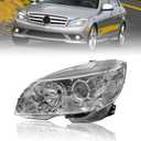 Left Halogen Headlight Assembly For Mercedes Benz W204 C Class C300 C230 C350 2008-2011 Headlamp