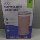 Ubbi Stainless Steel Diaper Pail, Odor Locking, No Special Bag Required, Award-Winning, Registry Must-Have, Fig Blossom, 
Capacity	8.25 liters