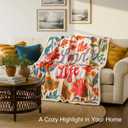 HORIMOTE HOME Sherpa Blanket for Winter, Soft Warm Blanket, Reversible Fleece Blanket for Women, Girls & Mom, Gifts for Your Loved One Throw Blanket for Birthday, Christmas 60"x80" (Bliss Petal)