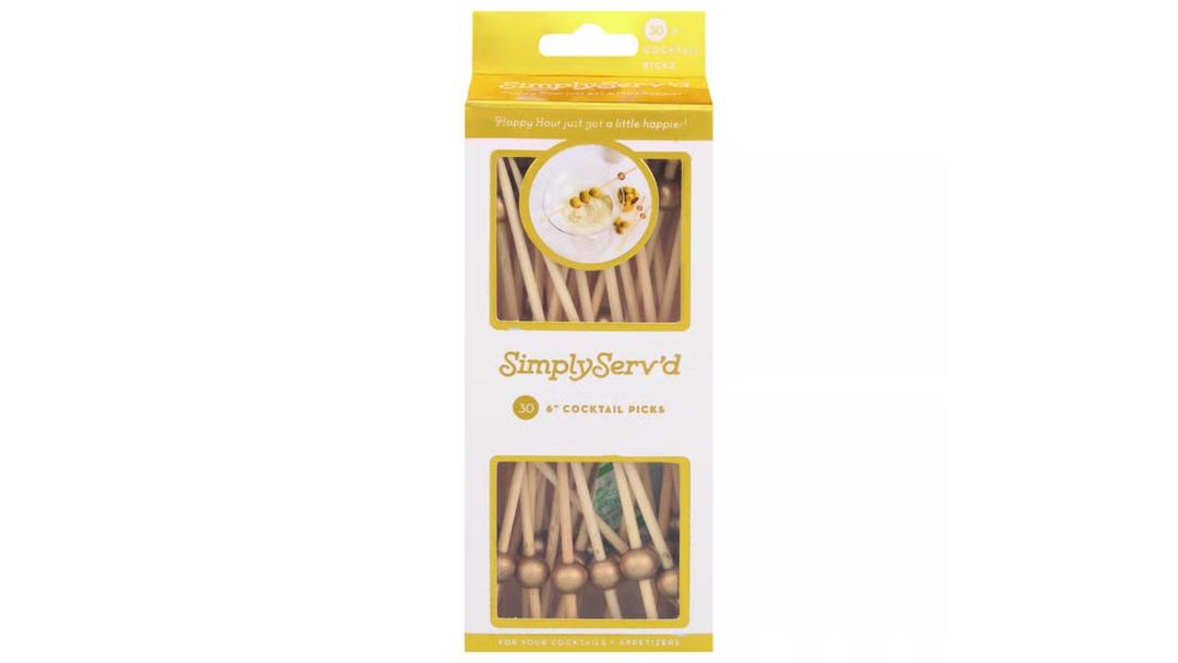 Sophistiplate Appetizer & Cocktail Picks 6" (30 ct)