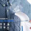 OGHom Steamer for Clothes, Handheld Clothing Steamer for Garment, 240ml Big Capacity 700W Portable Travel Steam Iron (Blue)