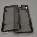 A Pair of Unbreakable Clear License Plate Frames, Slim Design, Rust-Proof Plasitc Holder, Fits All Standard Plates, Screws Included