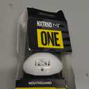 Nxtrnd One Football Mouth Guard, Strap Included, Fits Adult & Youth (White)