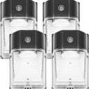 CINOTON 26W LED Wall Pack Light with Dusk to Dawn Sensor, 3000LM [100-277Vac] LED Wall Lights IP65 Waterproof Outdoor Security Flood Lighting for Garage Warehouse Garden 5000K-Daylight 4 Pack (Bronze)