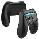 2 x Linkhood 2 Pack Joy-Con Controller Hand Grips for Nintendo Switch 2 2025 Released [2 Pack], Ergonomic Wear-resistant Comfort Handles Holder for Joycon (Black+Black)