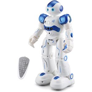 RC Robot Toys Gesture Sensing Smart Robot Toy for Kids Can Singing Dancing Speaking Christmas Birthday (White)