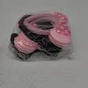 20 PCS Mouse Ears Headbands for Birthday Party Theme Park Costume Play Celebration for Boys and Girls (Black, Pink) 