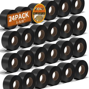 24 Pack Joist Tape for Decking 1-5/8" x 50', Weather-Resistant,Waterproof Seal Antiseptic Butyl Tape,Self-Adhesive Flashing Joist Tape for Wood Decks Beams Roof