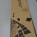 Allesin Faux Wood Blinds 2 inch Slat Cordless Design Room Darkening Blinds for Indoor Windows Easy to Install & Durable Horizontal Windows Blinds Inside/Outside Mount,22" W x 64" L,Pearl White