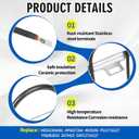 MEE62306405 Oven Stove Bake Heating Element Compatible with LG FC457HFB FC457HFD FC457HFW, MEE62306405 Range Bake Element 240V 3400W Replace MEE62306401 AP6837264 4929206 PS12716127 PS6883933 2674422