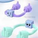 Stocking Stuffers for Teens Girls Women Adults Cell Phone Stand: Phone Holder for Desk with Mood Cube Gag Gifts for Boys Men Wife Mom Friends Funny Cool Gadget Christmas White Elephant Useful Gifts (2, Purple&Green+Blue&Brown)