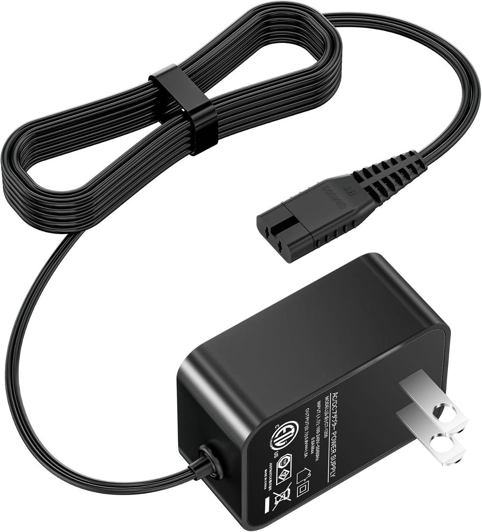 VHBW 5.9V for Wahl Bravura Charger Cord 1881-2800 Compatible with Wahl Arco, Bravura, Chromado, Motion, Mini Arco Animal Cordless Clippers