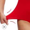 NANJI Sleeveless Bodysuit for Women - Slim Fit Scoop Neck Body Suit, Stretch Double Lined Tops, Casual Going Out Outfits (XXL, Equestrian Red) (Red, XXL)