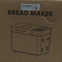 2LB Bread Maker Machine, OSIPOTO 17 in 1 Automatic Stainless Steel Bread Machine, Non-stick, Beginner-Friendly Controls, 15 Hour Timer, Easy to Clean Low Noise, High Success Rate for Homemade Bread