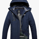 wantdo Women's Mountain Waterproof Ski Jacket Windproof Rain Jacket Winter Warm Hooded Coat XL