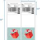 [500 Sheets 3000 Labels] Shipping Labels 3 1/3"x4" Printable White 6 up Labels for Laser/Inkjet Printers, Mailing FBA Address Label Sticker Paper - Permanent Adhesive Label Blank