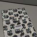 Craftbot Thin Washable Cotton Napkin 18x18 inches - Lightweight Cloth Printed Napkins Set of 12 - Everyday Use or Dinner Party and Events - White and Dull Green Floral Indian Block Print Soft Fabric