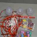 172 Pcs Christmas School Stationery Set, Christmas Party Favors Xmas Classrooms Reward Prizes Bulk for Students Kids Xmas Stocking Stuffers School Goodie Bag Fillers