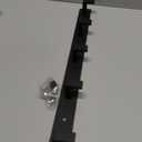 HOMEBROS Coat Rack Wall Mount, Metal Coat Hanger with 5 Hooks, Heavy Duty, Black, 1 Pcs