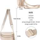 FEIBOON Spacious Nylon Crossbody Bag Bum Bag Handbags Wallets Purses Trendy Shoulder Bag for Women
