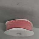 Pink Rose Gold Velvet Ribbon 2 Inch x 25yds, Vintage Velvet Wide Ribbons, for Christmas Wreath Decoration Handmade Craft Ornaments Gift Wrapping & Bow Making, Valentine's Day Bouquet packaging