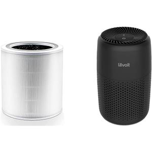 LEVOIT Core 400S-P Air Purifier Original Replacement Filter, Supports HEPA Sleep Mode & Air Purifiers For Bedroom Home, 3-in-1 Filter Cleaner With Fragrance Sponge For Better Sleep