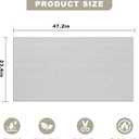 3D Wall Panels - 4PCS 47.2"x23.6" Faux Stone Peel and Stick Wall Covering - MCM Modified Clay Material for Home Art, Accent Brick, Modern Exterior/Interior Decoration, Covering 31 sq.ft