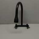 HURRAN Wall Mount Kitchen Faucet with Pull Down Sprayer, Matte Black