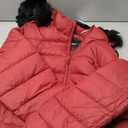 GOLDLADIES Women's Waterproof Long Down Jacket,Warm Winter Hooded Puffer Coat Thickened for Hiking Outdoor (Large, Claret)