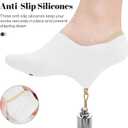 wernies No Show Socks Women Low Socks Non Slip Flat Boat Line 4/8 Pairs