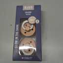 Bibs Pacifiers Color Collection, Set of 2 BPA-Free Latex Pacifiers Made in Europe, Round Nipple Baby Pacifier.