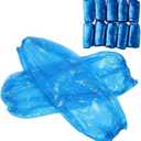 Disposable Arm Sleeves Covers, PeSandy 100pcs Waterproof PE Oversleeves Covers (Blue)