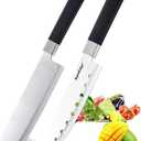 APEXEDGE Professional Kitchen Knives, 2PC Chef Knife Set Sharp Knives for Kitchen High Carbon Stainless Steel, Japanese Cooking Knife
