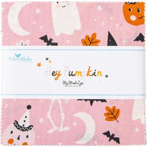 My Mind's Eye Hey Pumpkin 5" Stacker 42 5-inch Squares Charm Pack Riley Blake Designs 5-16030-42