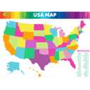 Crayola Dry-Erase USA Map, 23-1/2" x 17-1/2"