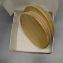 [2 Pack] Bamboo Lids for 1 Gallon Mason Jars ONLY  Bamboo Cover with Silicone Seal  Fits 3.65"3.85" Inner Opening (9398mm)  NOT for Standard Wide Mouth Jars (3.38"/86mm)  Please Measure First