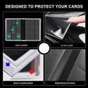 White 9-Pocket Trading Card Album - 20 Pages 360 Cards Storage Capacity Trading Card Binder, Premium Secure Snap Closure, Durable Collectible Album Folder for Sport Cards and Hobby Collections