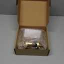 Mega Handles Ralph Privacy Door Handle - 1 Pack Interior Reversible Gold Door Handle, Heavy Duty Bed & Bath Door Handles with Privacy Door Lock, Fits All Standard Doors - Satin Brass