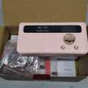 Electric Nail File Professional Kit - 45000RPM Portable Nail Drill Electric File with 11 Bits & BaseLED ScreenUltra-Silent, Rechargeable Nail Drills Machine for Acrylic Nails Gel Polishing (Pink)