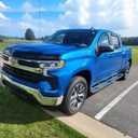 in-Channel Window Visors Rain Guards for 2019-2025 Silverado 1500 Sierra 1500 with Crew Cab, 4PC Side Window Wind Deflectors Vent Visor Sun Shades