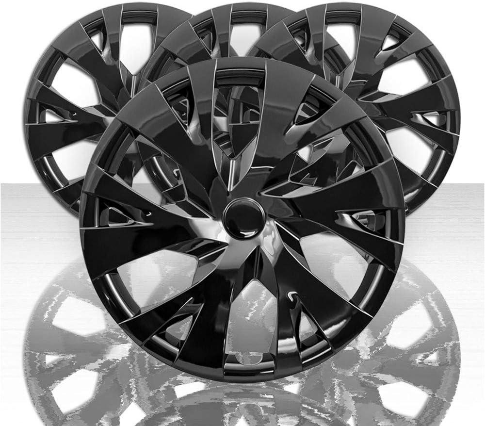 Set of 4 15" 6 "Y" Spoke Front and Rear Wheel Covers - Gloss Black