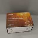 JMEXSUSS 2 Pack Solar String Lights Outdoor Waterproof, Total 400 LED 151FT Solar Christmas Lights Outdoor, 8 Modes Christmas Light for Outside Patio Yard Tree Decorations, Warm White