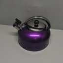 2.7 Quart (3 L) Tea Kettle, Food Grade Stainless Steel Teakettle is Best for Boiling Water, Brewing Tea, and Making Coffee (Purple)