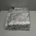 Clear Tarps Heavy Duty PVC, Transparent Tarp Durable Waterproof Dustproof Windproof, Tarpaulin with Grommets & Ropes for Greenhouse, Patio, Garden, Pavilion, Chicken, Porch, Outdoor (3.3 * 8.2foot)