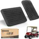 10L0L Golf Cart Accelerator & Brake Pedal Pad Cover for EZGO RXV 2008-Up Gas and Electric, OEM# 600252 610471, 600255 610529