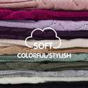 JANGANNSA Winter Kids Scarf Warm Children Neck Warmer Reversible Boys Girls Knitted Scarves (Black)