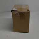 Landical 100 Pcs Jewelry Ring Gift Box 2'' x 2'' x 1'' Cardboard Earring Ring Boxes Small Gift Box with Velvet and Sponge Liner Pendant Case Bulk for Necklace Bracelet Earring Display Wedding (White)