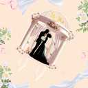 2 x Wedding Cake Topper Mr and Mrs Cake Topper Bride and Groom Topper Wedding Cake Decorations (Pink01)