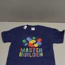 Brick Builder Funny Blocks Master Builder Tees Master Builder Kids Building Blocks Brick Toy Master Builder T-Shirt Small OEKO-TEX STANDARD 100, size Small